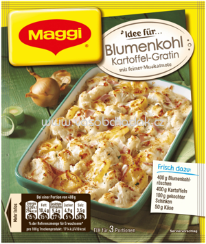 Maggi Fix Blumenkohl Kartoffel Gratin, 1 St