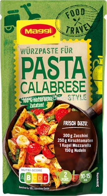Maggi Food Travel Würzpaste für Pasta Calabrese Style, 1 St