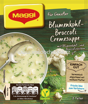 Maggi Für Genießer Blumenkohl Broccoli Cremesuppe, 1 St