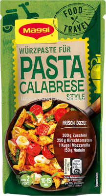 Maggi Food Travel Würzpaste für Pasta Calabrese Style, 65g