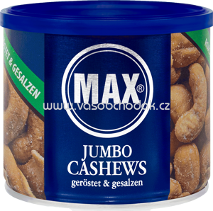 MAX Jumbo Cashews geröstet & gesalzen, 6x225g