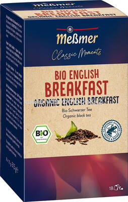 Meßmer Gastro Classic Moments Bio English Breakfast, 18 Beutel