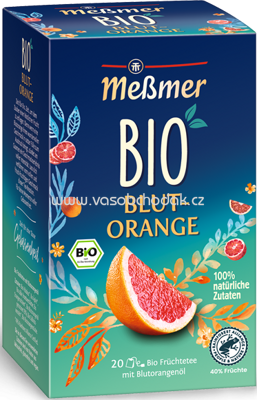 Meßmer Bio Früchtetee Blutorange, 20 Beutel