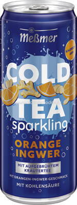 Meßmer Cold Tea Sparkling Orange Ingwer, 330 ml