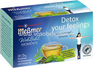 Meßmer Detox your feelings Brennnessel Grüner Tee, 20 Beutel