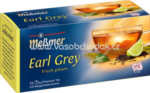 Meßmer Schwarzer Tee Earl Grey, 25 Beutel