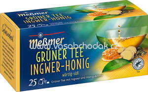 Meßmer Grüner Tee Ingwer Honig, 25 Beutel