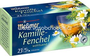Meßmer Kräutertee Kamille Fenchel, 23 Beutel