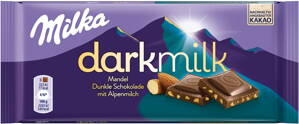 Milka darkmilk Mandel, 85g