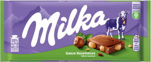Milka Ganze Haselnüsse, 100g