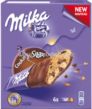 Milka Kekse Cookie Snax, 6 St, 165g