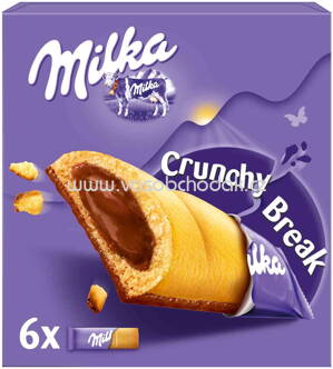 Milka Kekse Crunchy Break, 6 St, 156g