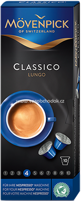 Mövenpick Classico Lungo Kaffeekapseln, 10 St