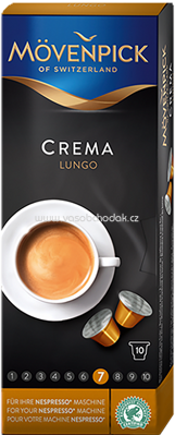 Mövenpick Crema Lungo Kaffeekapseln, 10 St