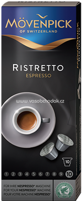 Mövenpick Ristretto Espresso Kaffeekapseln, 10 St