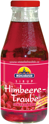 Mühlhäuser Sirup Himbeere Traube, 500 ml