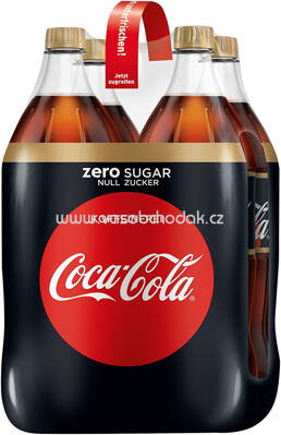 Coca Cola Zero Koffeinfrei, 4x1,5l