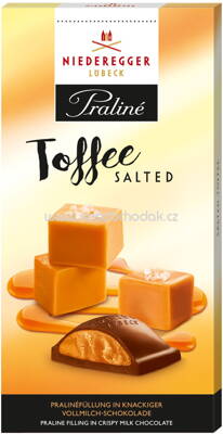 Niederegger Praliné Tafel Toffee Salted, 100g