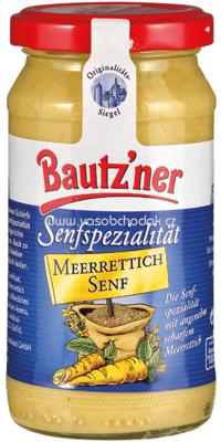 Bautz'ner Senfspezialität Meerrettich-Senf 200ml