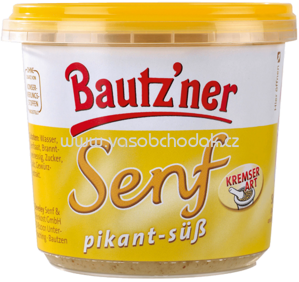 Bautz'ner Senf pikant-süß, 200 ml