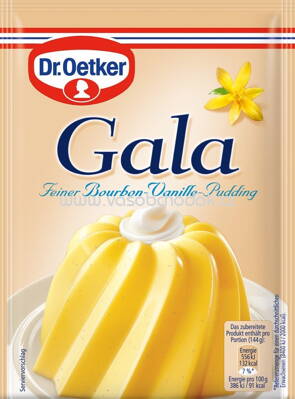 Dr. Oetker Gala Feiner Bourbon-Vanille-Pudding 3St 111g