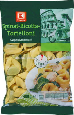 K-Classic Spinat-Ricotta-Tortelloni 400g