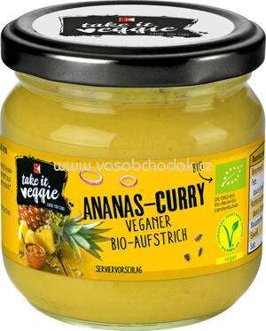 K-Take it Veggie Aufstrich Ananas-Curry, 180g