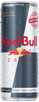Red Bull Energy Drink Zero Calories, 250 ml