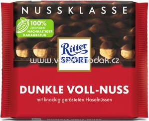 Ritter Sport Dunkle Voll-Nuss, 100g