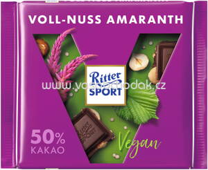 Ritter Sport Dunkle Voll-Nuss Amaranth, 100g