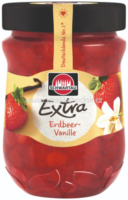 Schwartau Extra Konfitüre Erdbeere-Vanille, 340g