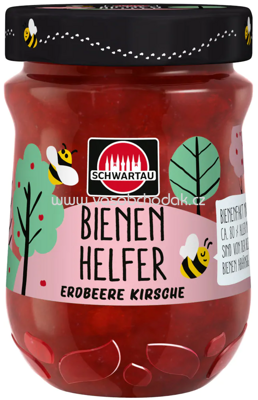 Schwartau Extra Konfitüre Bienenhelfer Erdbeere Kirsche, 340g