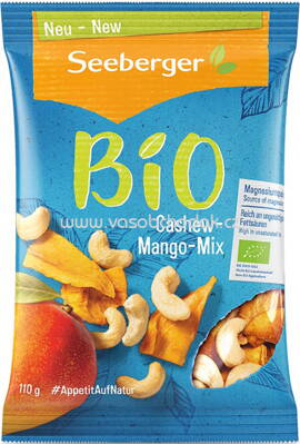 Seeberger Bio Cashew Mango Mix, 110g