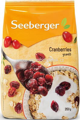 Seeberger Cranberries, gesüßt, 350g