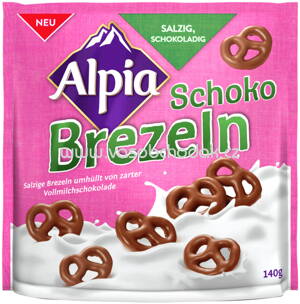 Alpia Schoko Brezeln, 140g