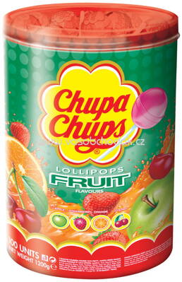 Chupa Chups Fruit 100 St Dose, 1200g