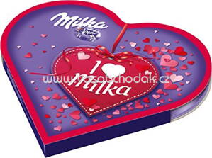 Milka I love Milka Geschenkherz klein Romantik Pralinen 50g