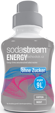 Sodastream Getränkesirup Energy Geschmack ohne Zucker, 375 ml