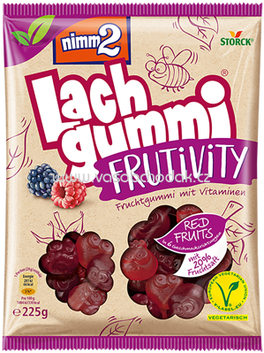 Storck Nimm2 Lachgummi Frutivity Red Fruits, 225g