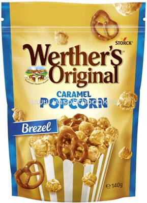 Storck Werther's Original Caramel Popcorn Brezel, 140g