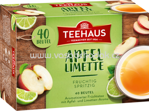 Teehaus Apfel Limette, 40 Beutel