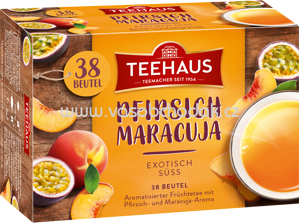 Teehaus Pfirsich Maracuja, 38 Beutel