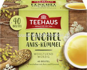 Teehaus Fenchel Anis Kümmel, 40 Beutel