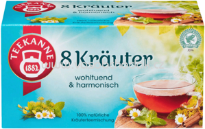 Teekanne 8 Kräuter, 20 Beutel