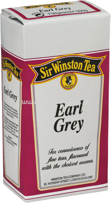 Teekanne Schwarzer Tee Sir Winston Tea Earl Grey, 500g
