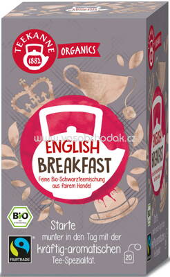 Teekanne Organics English Breakfast, 20 Beutel