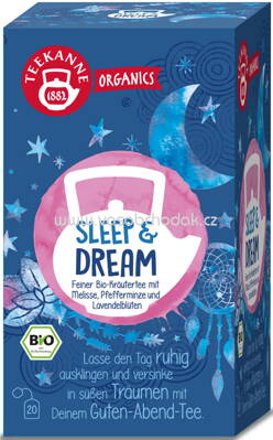 Teekanne Organics Sleep & Dream, 20 Beutel