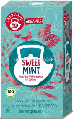 Teekanne Organics Sweet Mint, 20 Beutel