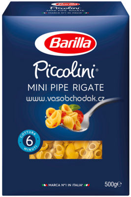 Barilla Nudeln Piccolini Mini Pipe Rigate, 500g