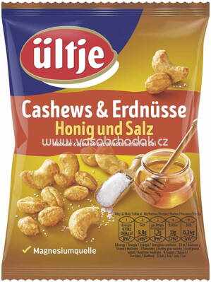 ültje Cashews & Erdnüsse Honig und Salz, 200g